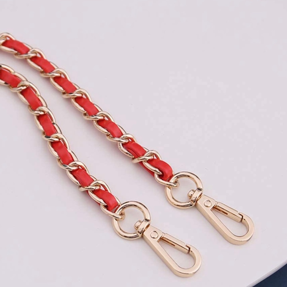 Red Crossbody Chain Strap - Picture 4 of 4